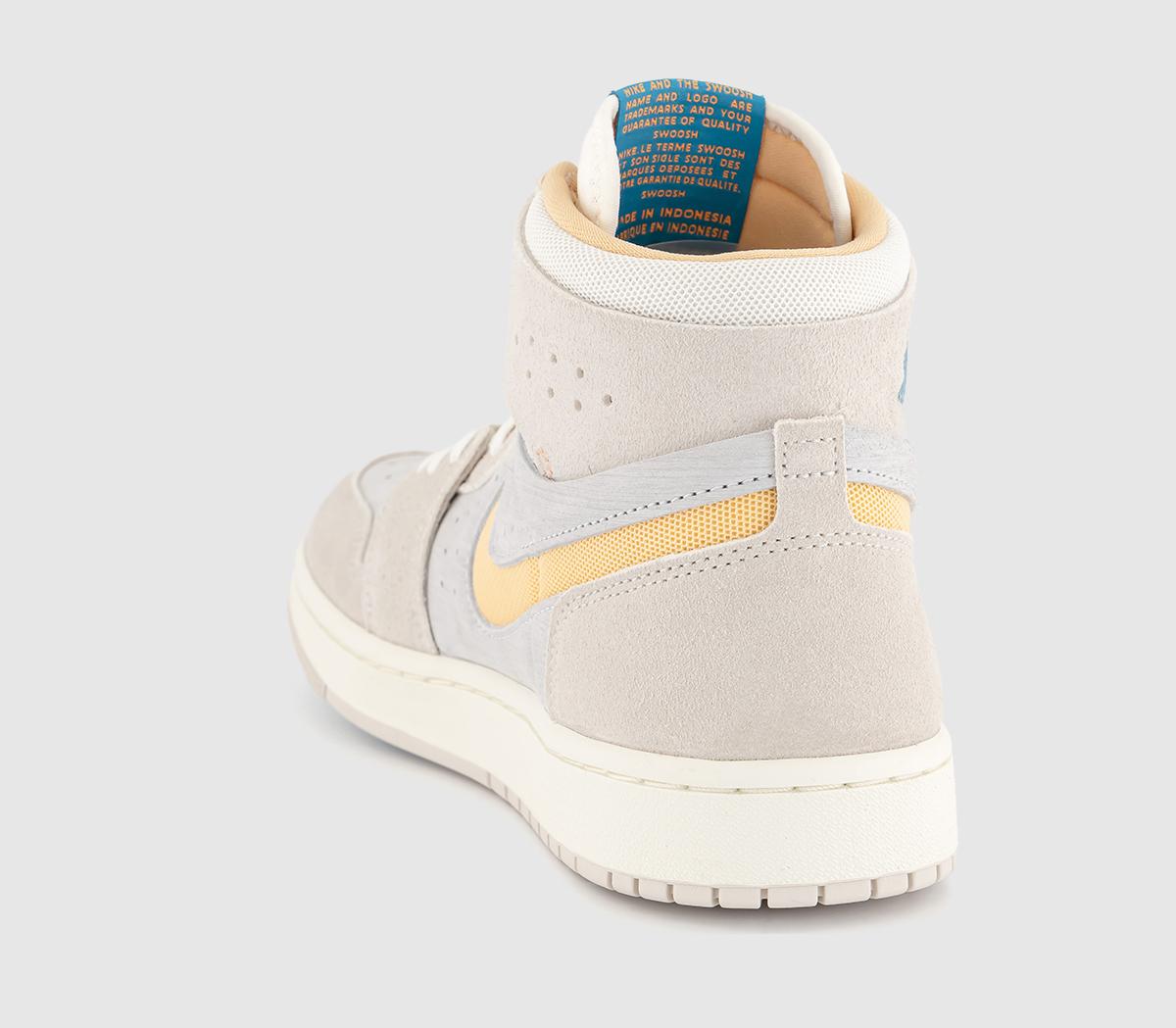 JordanAir Jordan 1 Zoom Cmft 2 TrainersLight Orewood Brown Bright Citrus Sail
