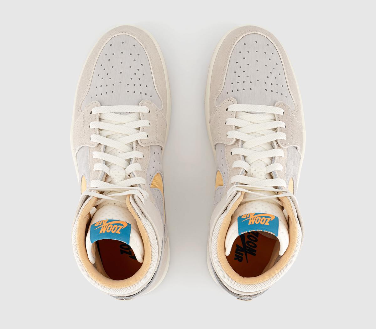 JordanAir Jordan 1 Zoom Cmft 2 TrainersLight Orewood Brown Bright Citrus Sail