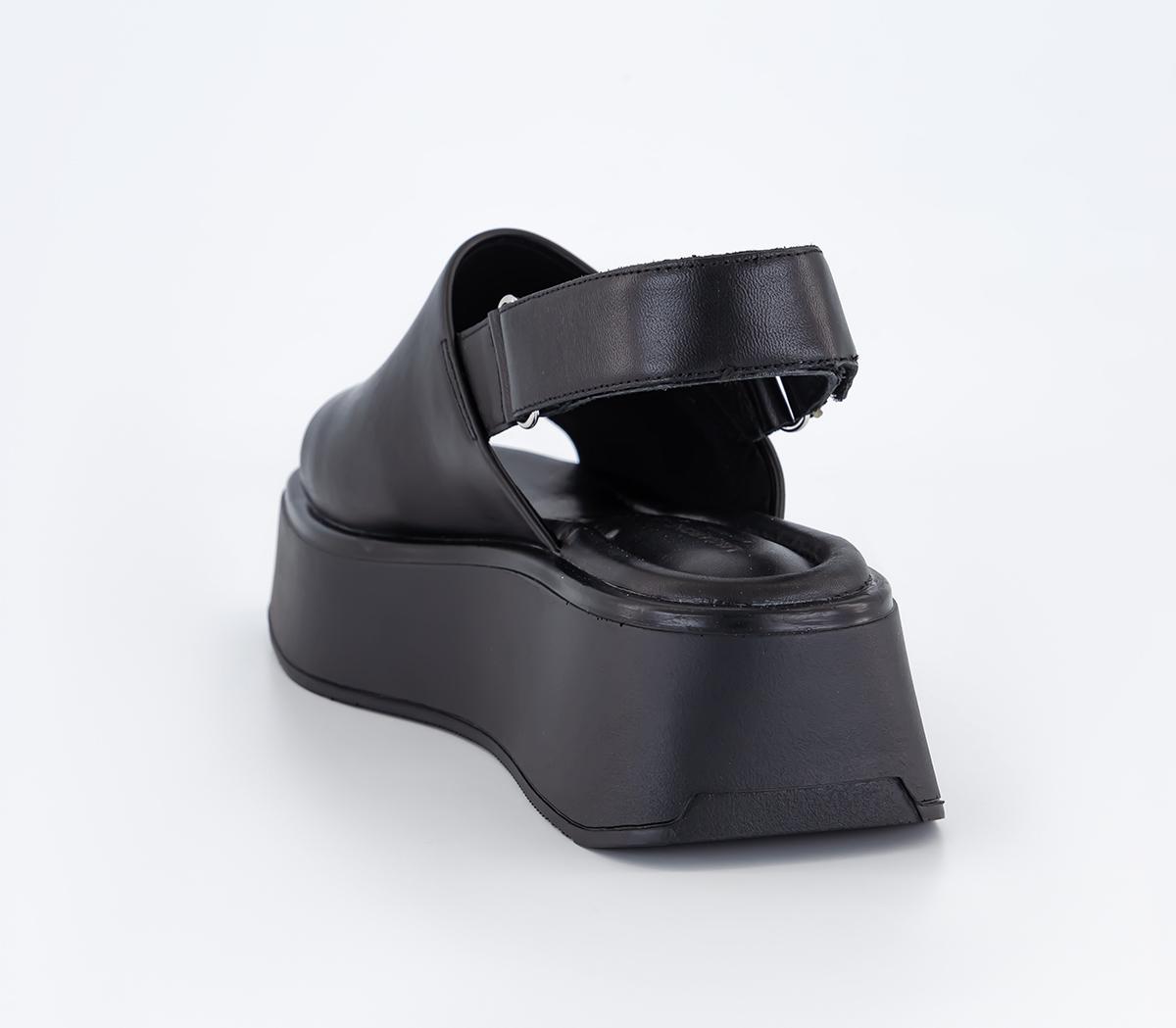 Vagabond ShoemakersCourntey Sling Back Sandals Vagabond ShoemakersCourntey Sling Back Sandals Black Leather