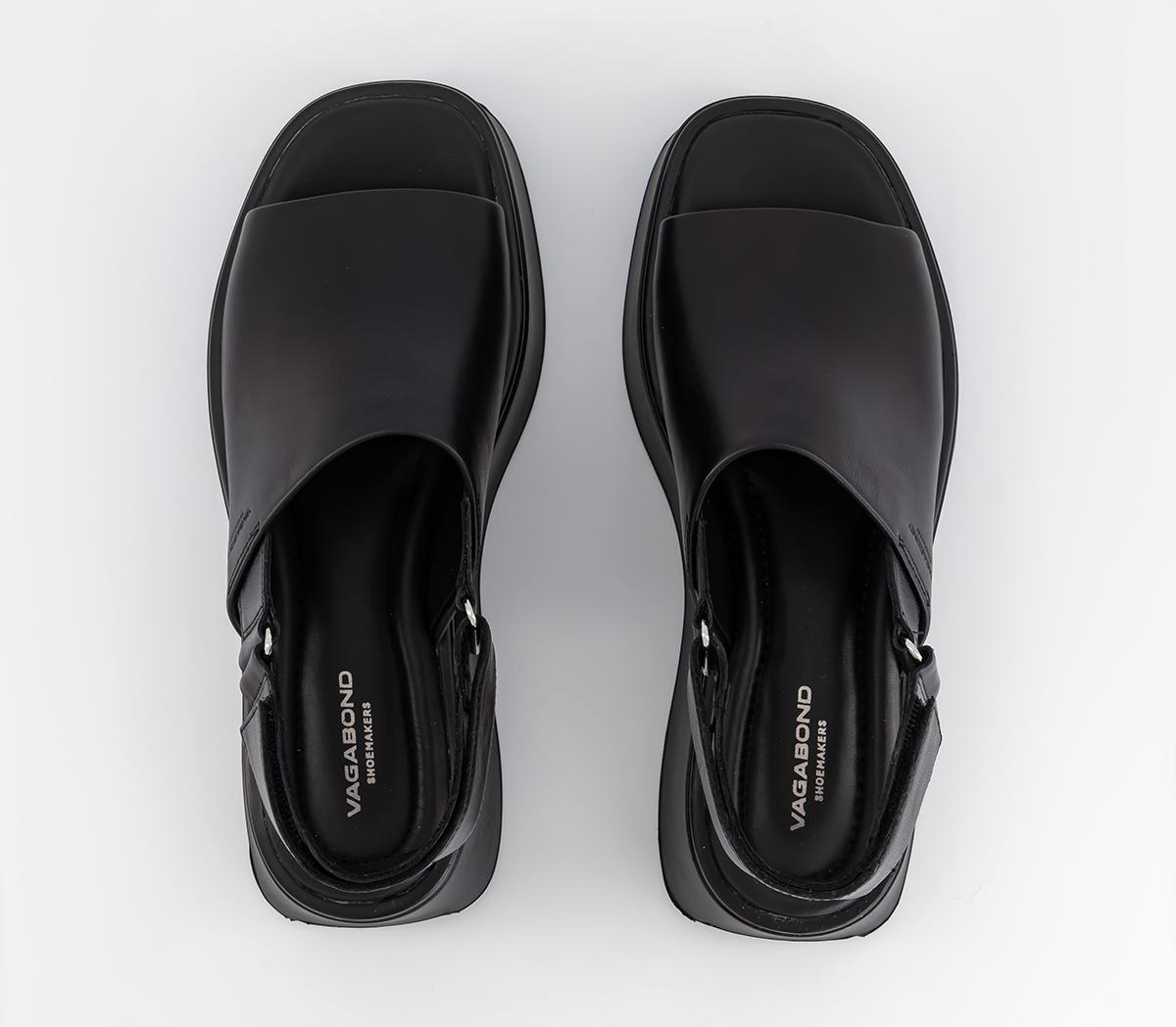 Vagabond ShoemakersCourntey Sling Back Sandals Vagabond ShoemakersCourntey Sling Back Sandals Black Leather
