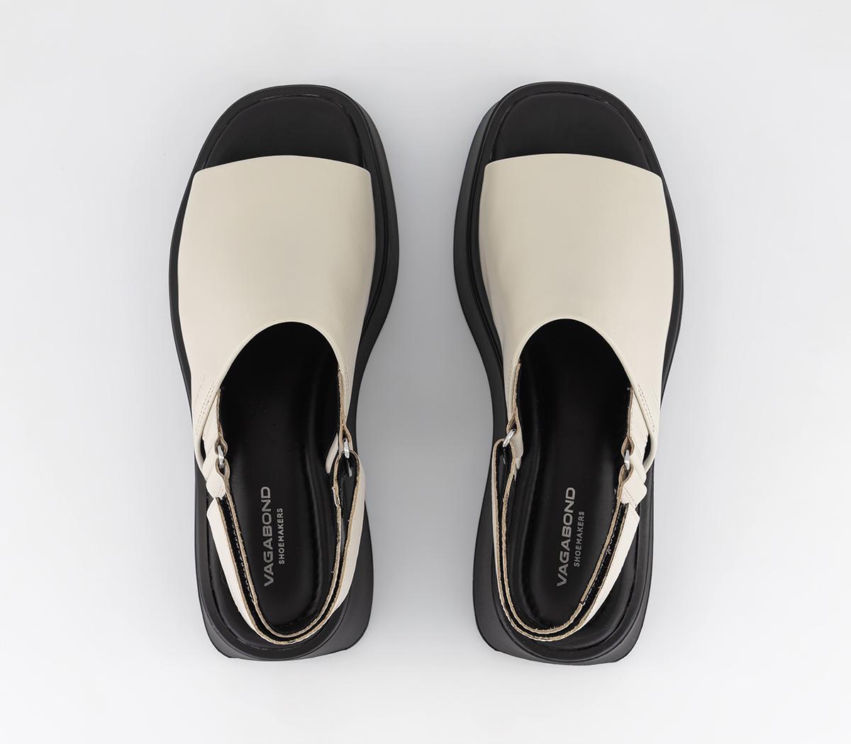 Vagabond ShoemakersCourtney Sling Back Sandals  Off White Leather