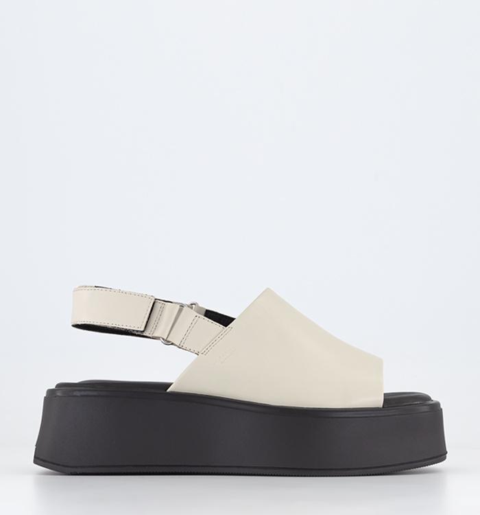 Vagabond Shoemakers Courtney Sling Back Sandals Off White Leather