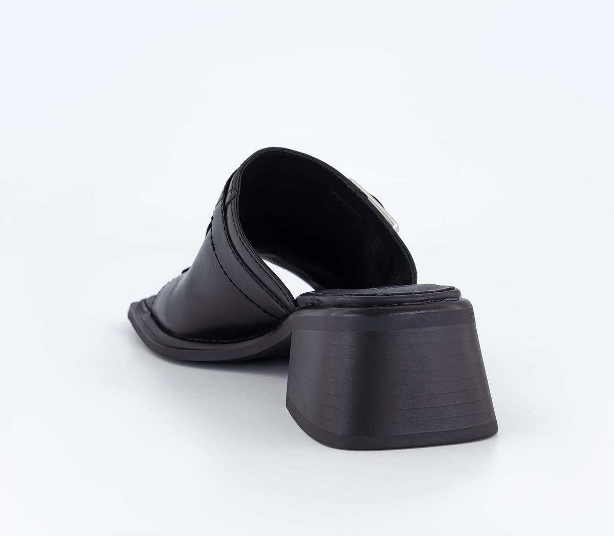 Vagabond ShoemakersInes Buckle MulesBlack Leather