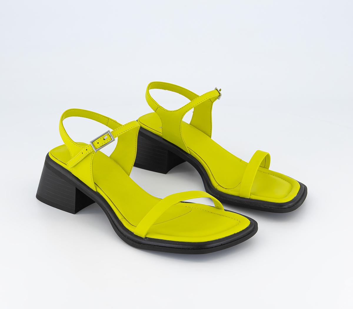 Vagabond Womens Ines Barley There Sandals Lime Green, 3