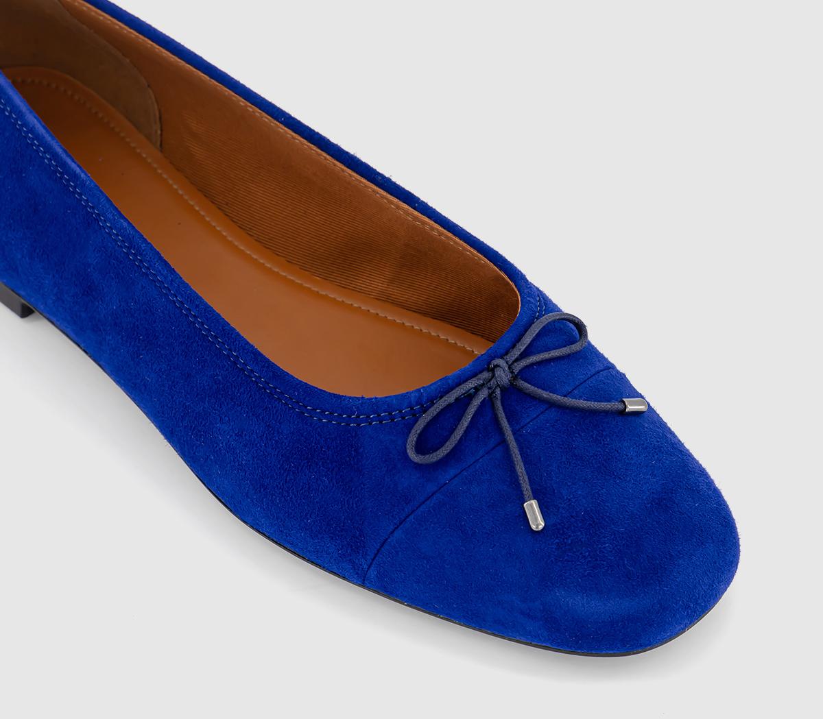 Vagabond Shoemakers Jolin Classic Ballerina Cobalt Blue Suede - Flat ...