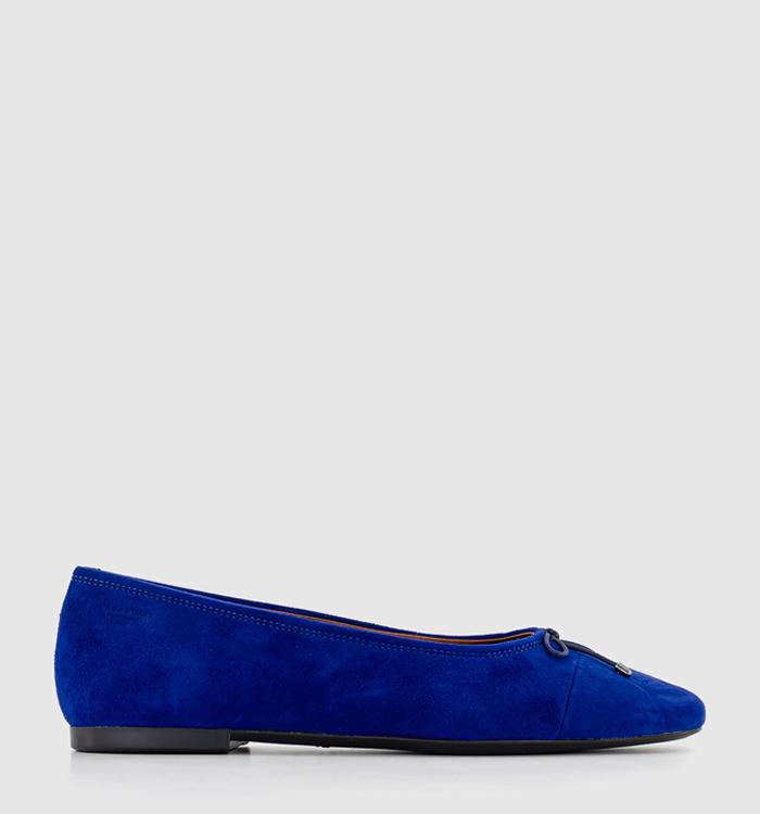 Vagabond Shoemakers Jolin Classic Ballerina Cobalt Blue Suede