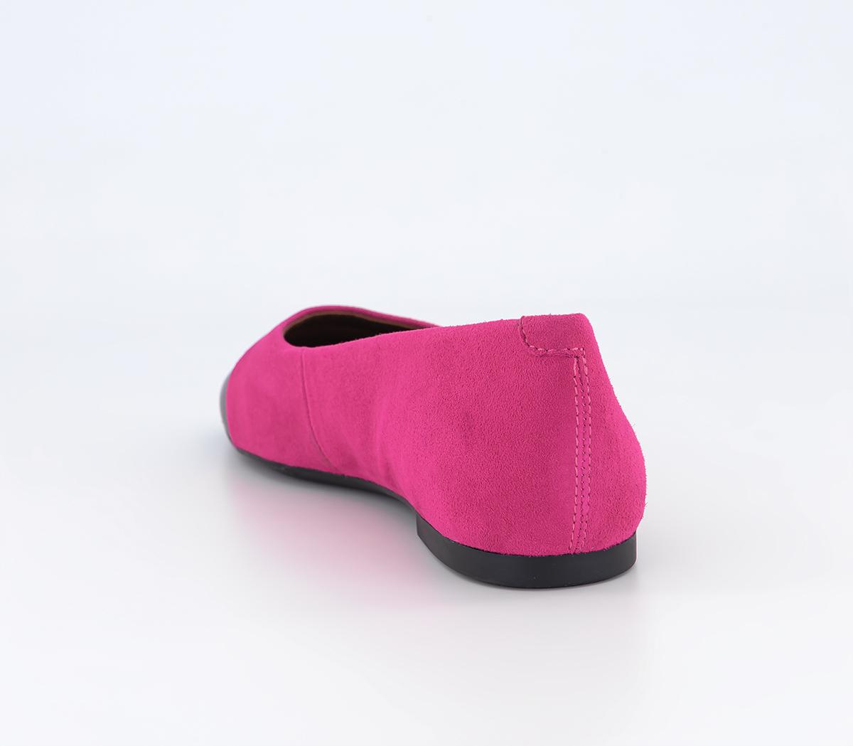 Vagabond ShoemakersJolin Classic Ballet FlatsHyper Pink Black