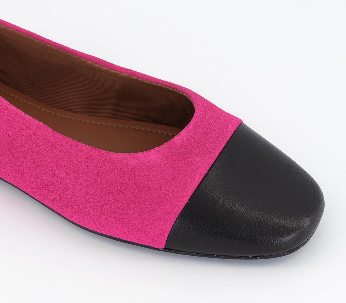Vagabond ShoemakersJolin Classic Ballet FlatsHyper Pink Black