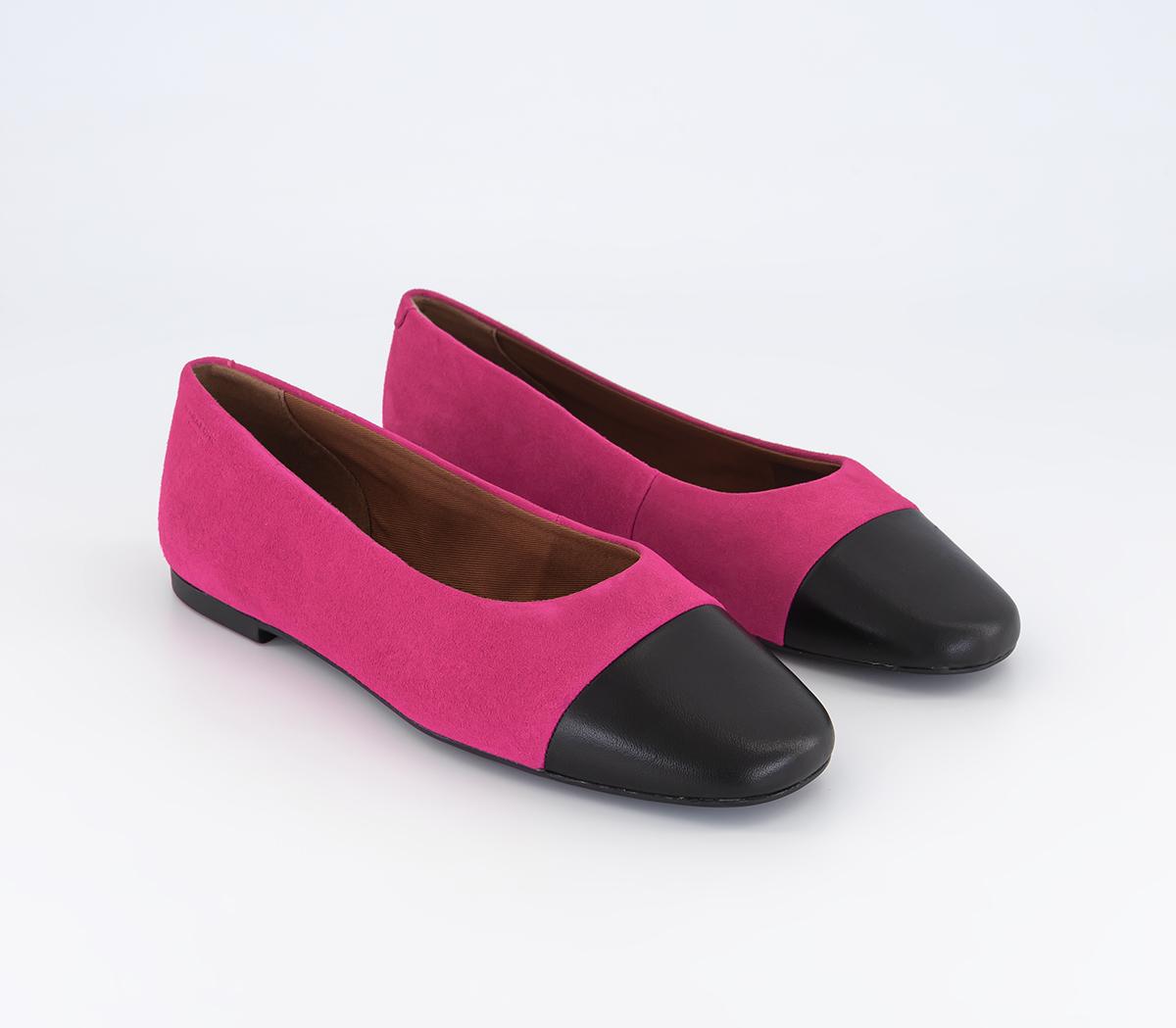 Vagabond ShoemakersJolin Classic Ballet FlatsHyper Pink Black