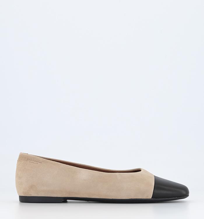 Nude colour store flat shoes