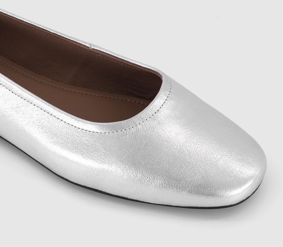 Vagabond Shoemakers Jolin Classic Ballerina Flats Vagabond Shoemakers Jolin Classic Ballerina Flats Silver