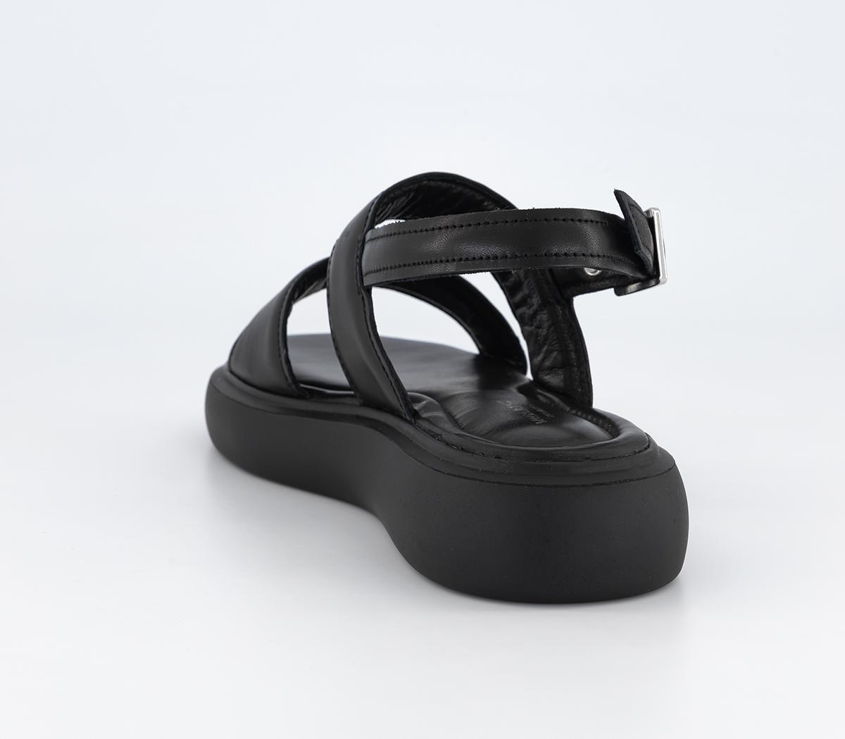 Vagabond Shoemakers Blenda 2 Strap Sandals Black Leather - Women’s ...