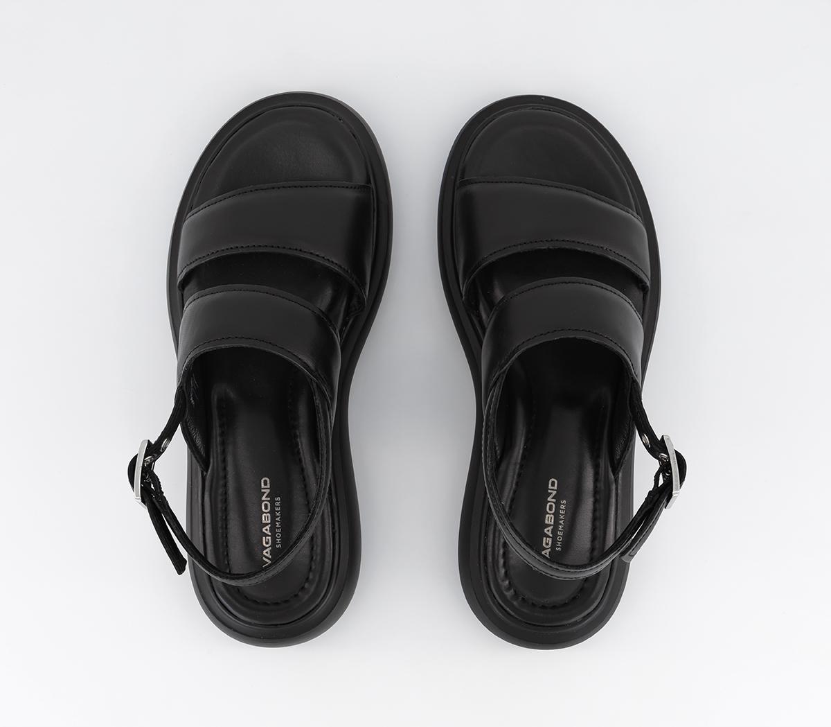 Vagabond ShoemakersBlenda 2 Strap SandalsBlack Leather