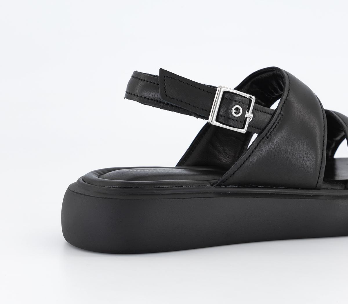 Vagabond Shoemakers Blenda 2 Strap Sandals Black Leather - Women’s ...