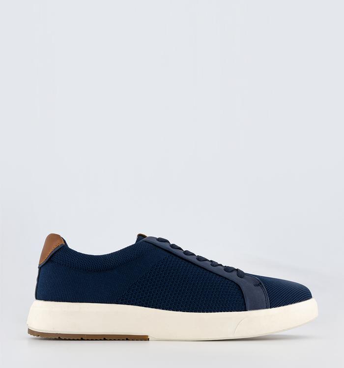 OFFICE Cory Knitted Trainer Navy