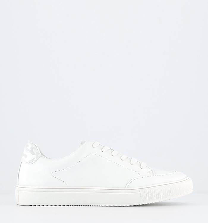 OFFICE Caden Lace Up Trainers White