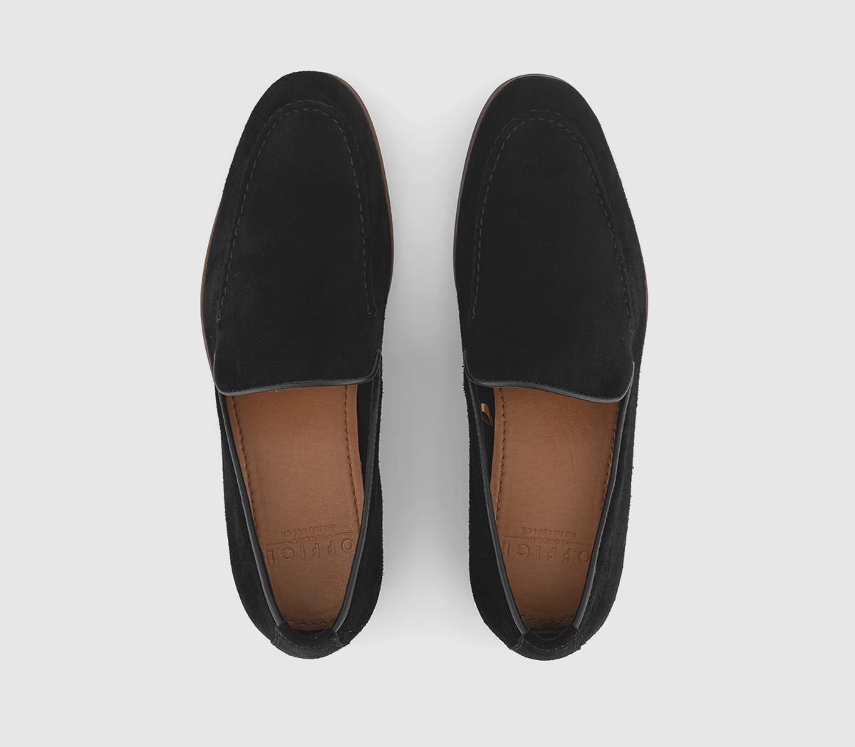 OFFICECody Slip On LoafersBlack Suede