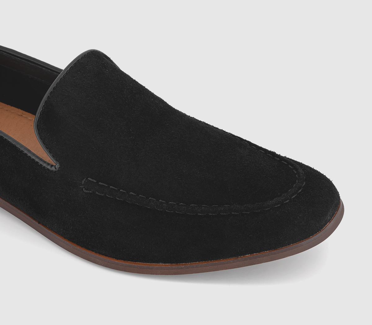OFFICECody Slip On LoafersBlack Suede