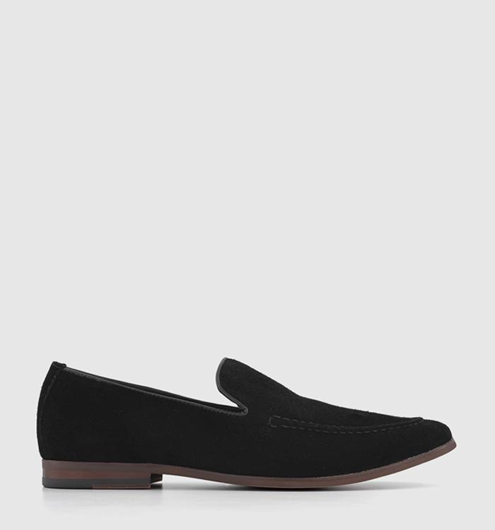 OFFICE Cody Slip On Loafers Black Suede