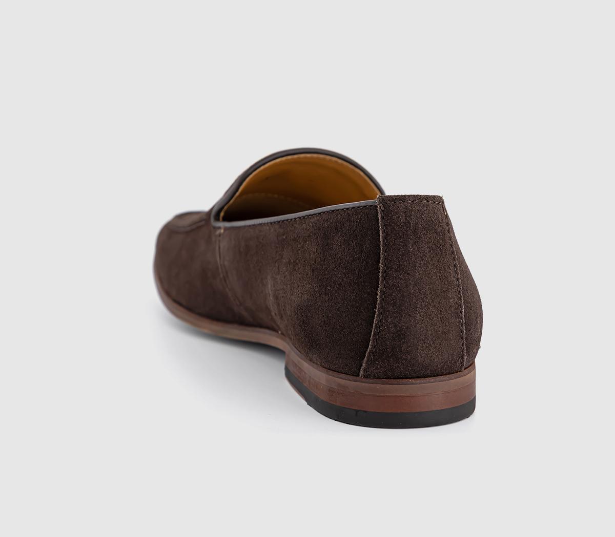 OFFICECody Slip On Loafers OFFICECody Slip On LoafersChocolate Suede