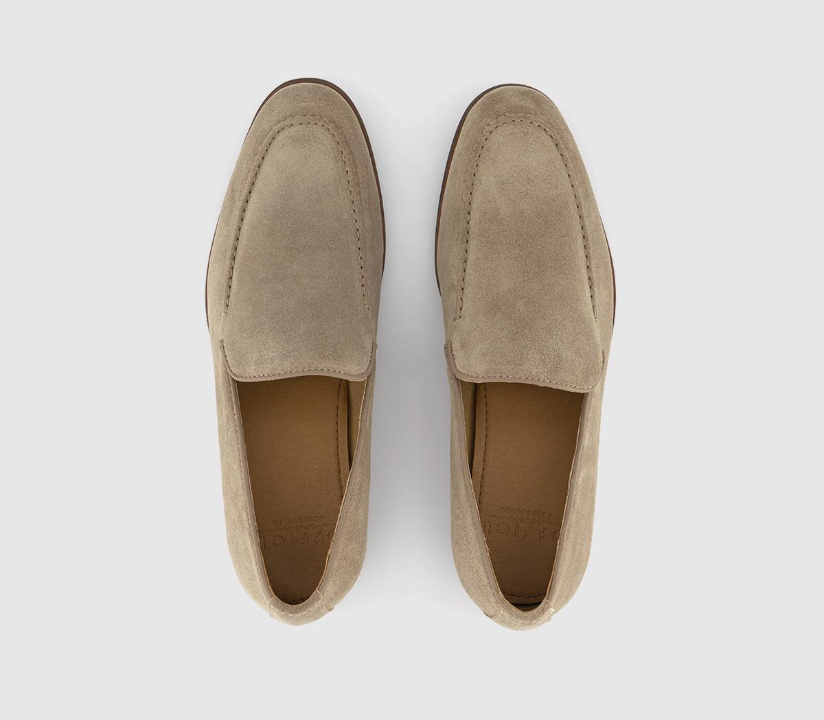 OFFICECody Slip On Loafers OFFICECody Slip On LoafersBeige Suede