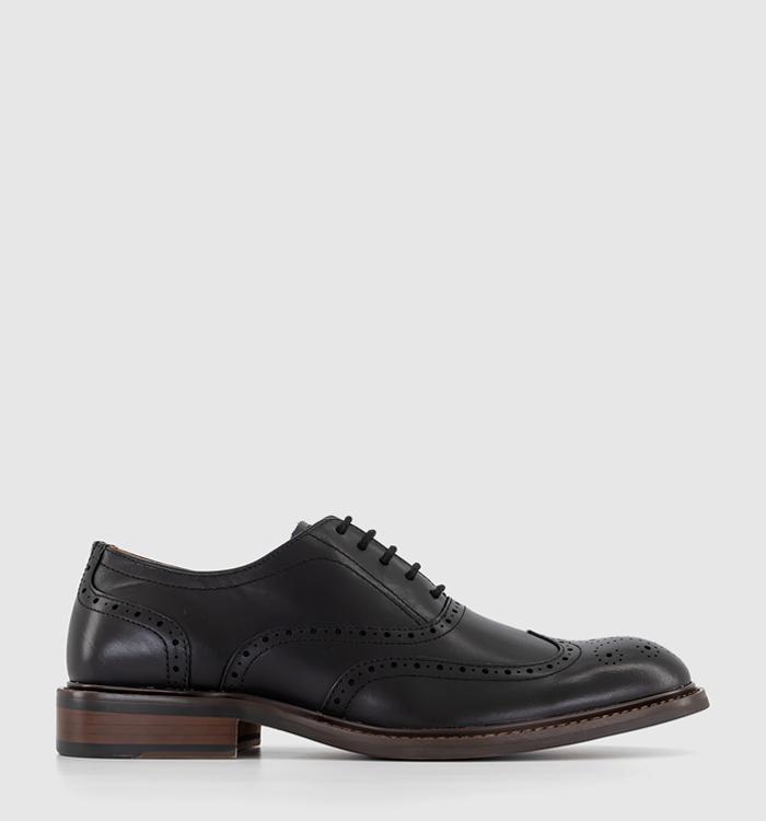 OFFICE Maxwell Oxford Brogues Black Leather