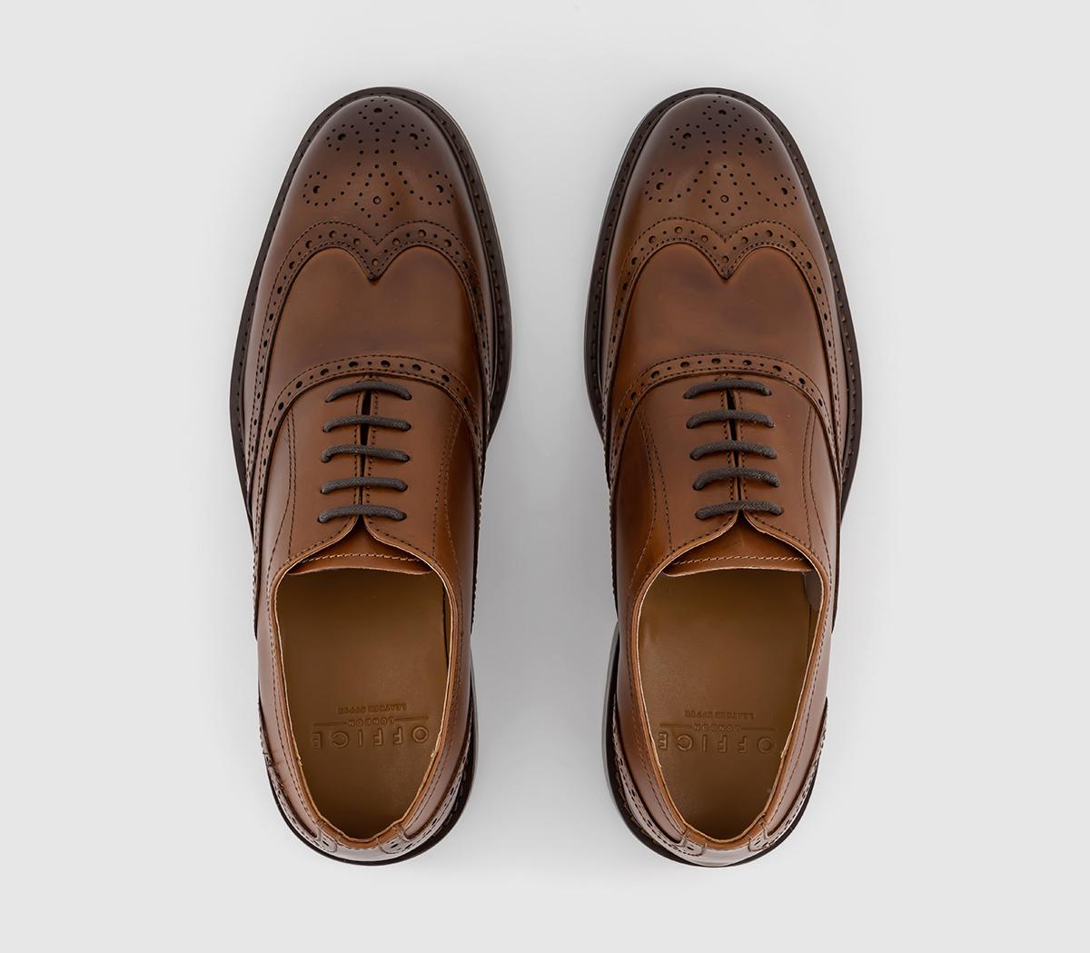 OFFICEMaxwell Oxford BroguesTan Leather