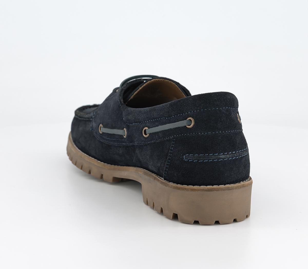 OFFICEColorado Cleated Suede Boat ShoesNavy Suede