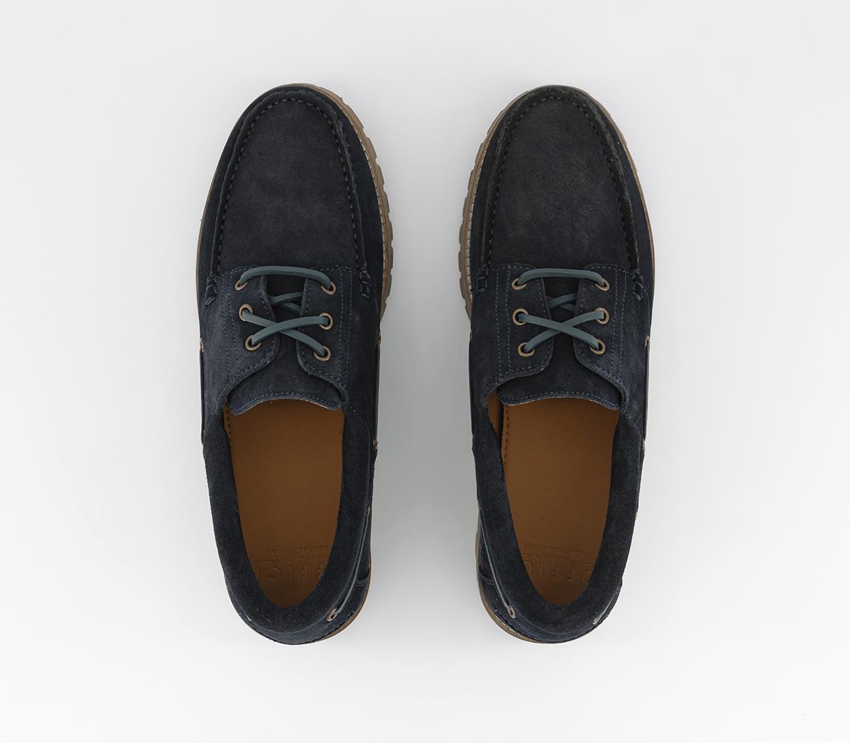 OFFICEColorado Cleated Suede Boat ShoesNavy Suede