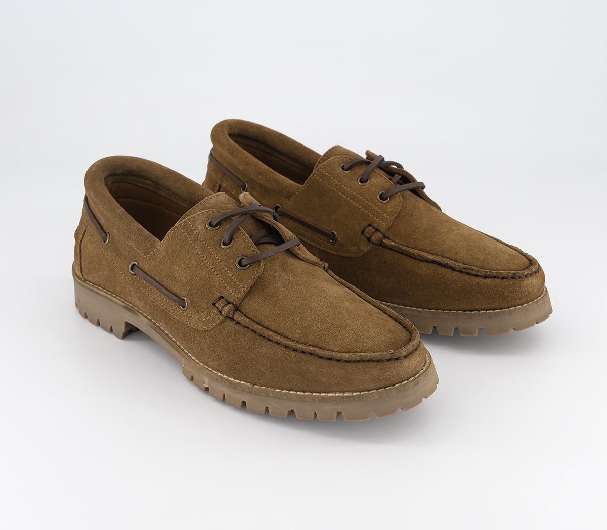 OFFICEColorado Cleated Suede Boat ShoesBrown Suede