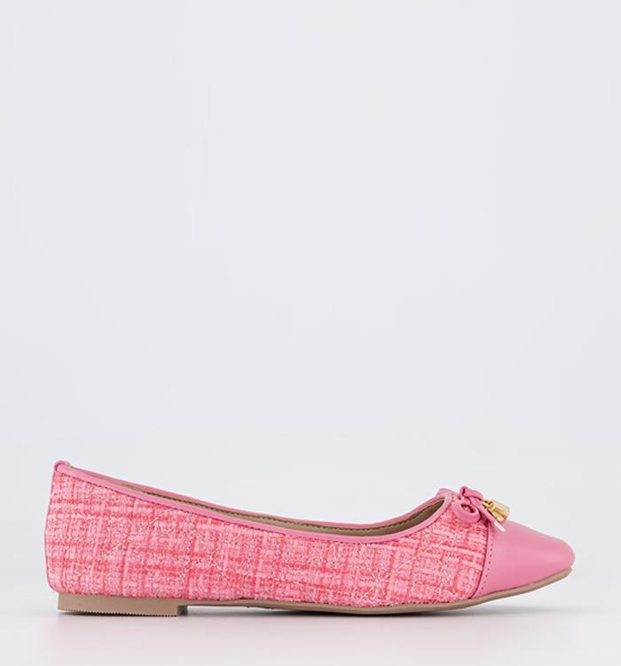 OFFICE Forevermore Charm Ballet Pumps Pink