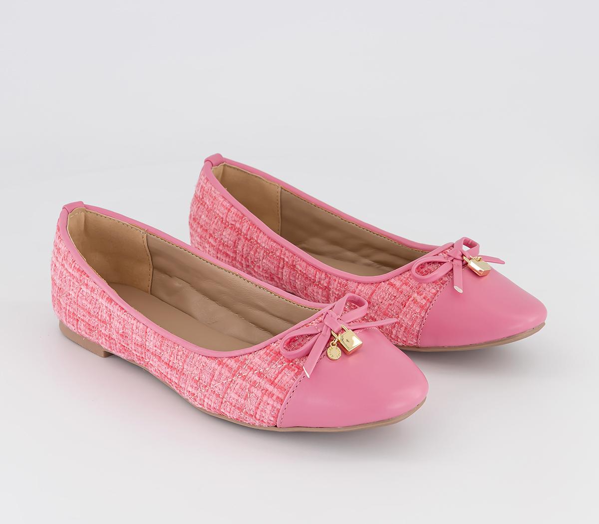 OFFICE Womens Forevermore Charm Ballet Pumps Pink, 3