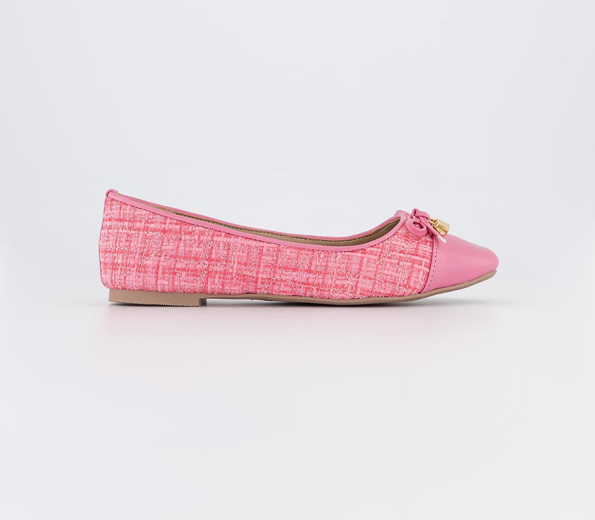 OFFICE Forevermore Charm Ballet Pumps Pink - Flat Shoes for Women