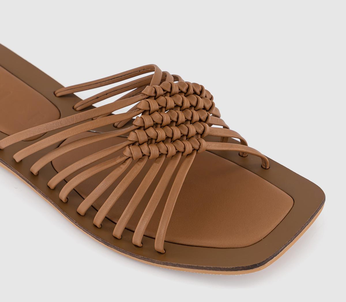 OFFICESantiago Knotted MulesTan Leather