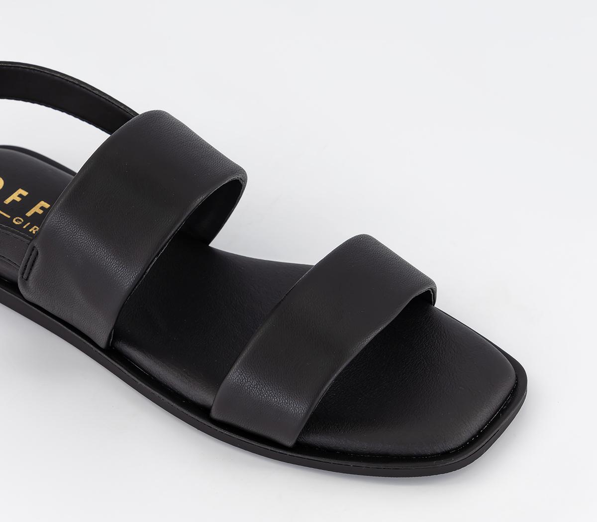 OFFICESea Breeze Double Strap SandalsBlack