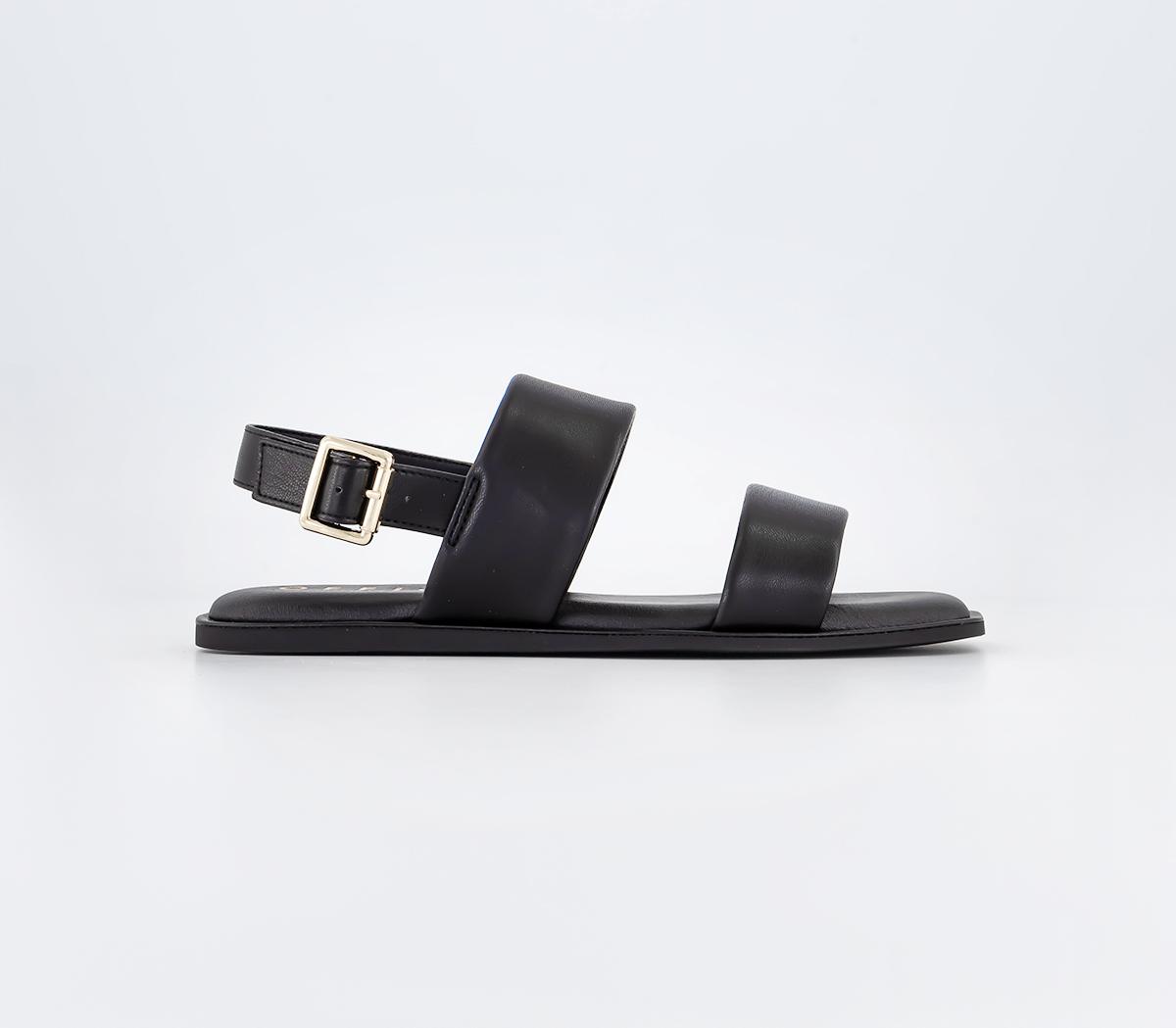 OFFICESea Breeze Double Strap SandalsBlack