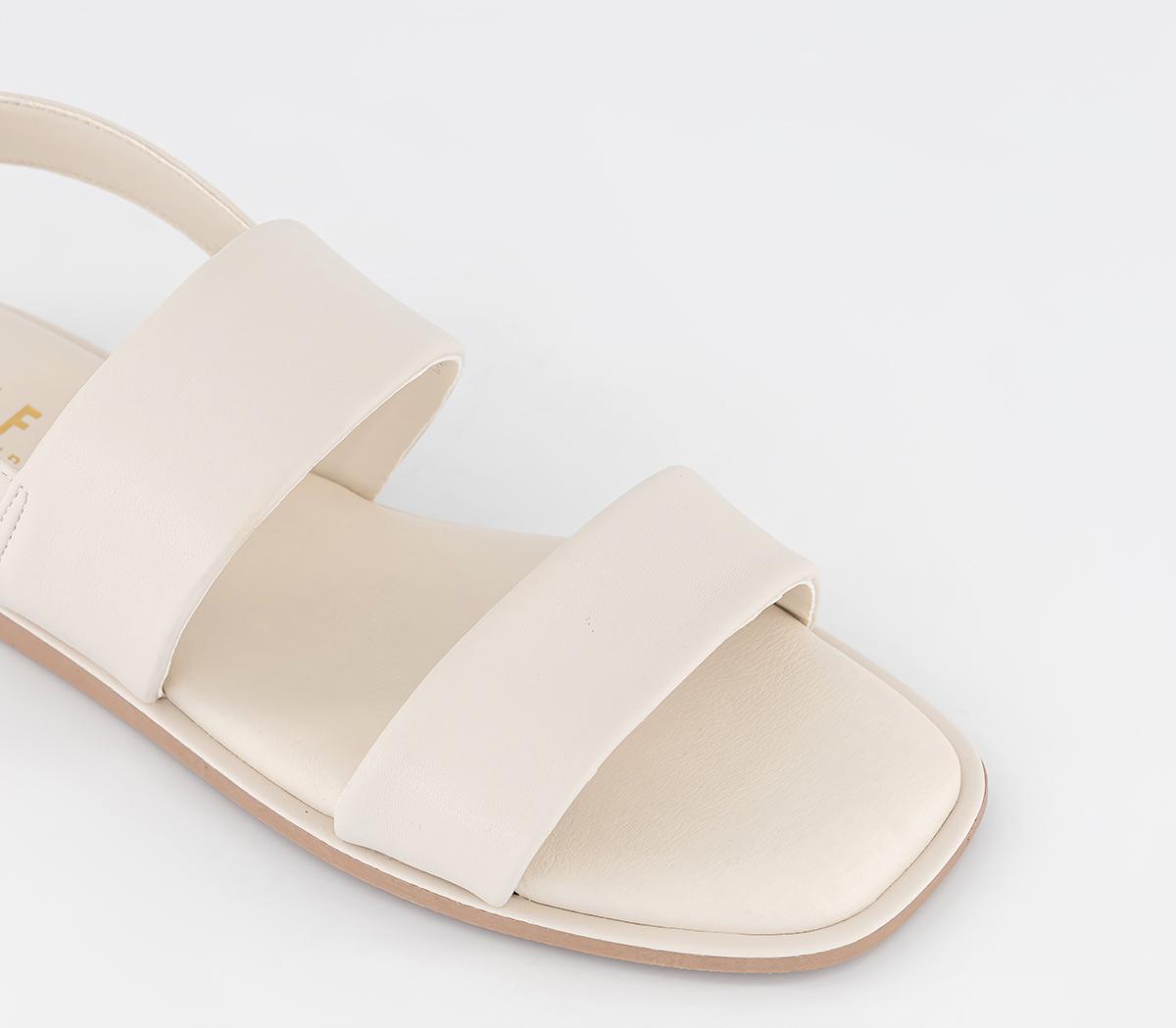 OFFICESea Breeze Double Strap SandalsWhite