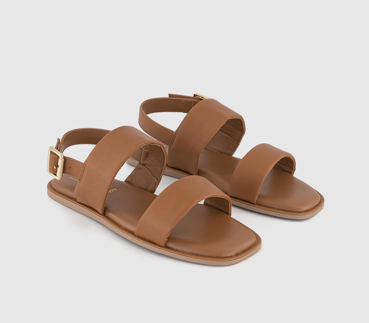OFFICESea Breeze Double Strap SandalsTan