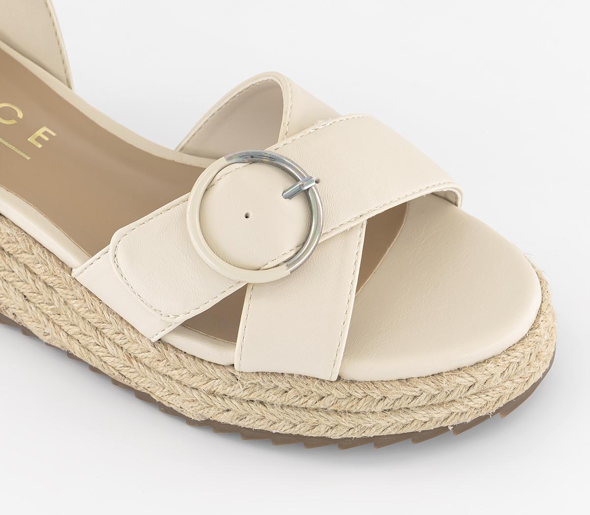 OFFICESuzie Flatform EspadrillesOff White