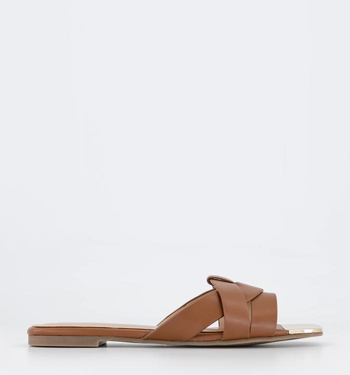 Office ladies 2024 flat sandals