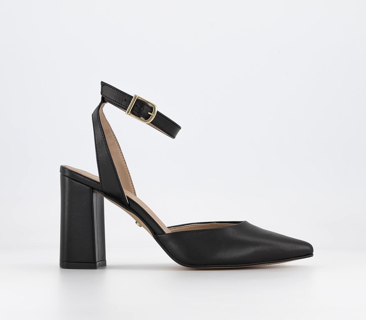 Matilda Ankle Strap Court Heels