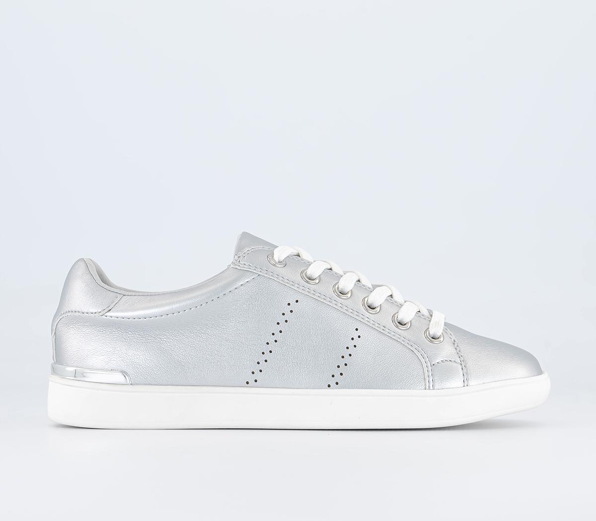 OFFICEForceful Lace Up Trainers OFFICEForceful Lace Up TrainersSilver