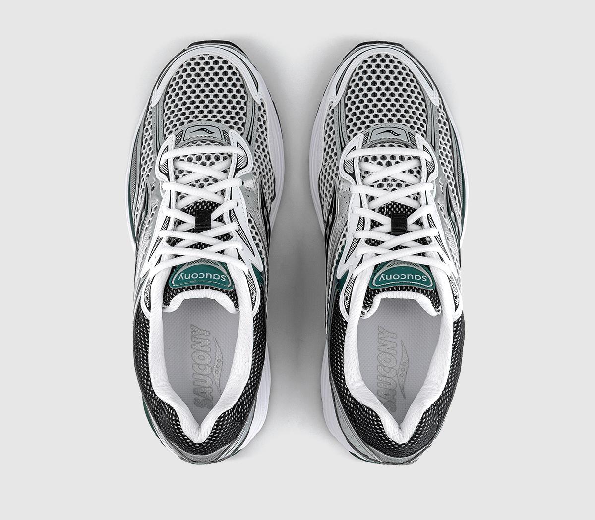 SauconyProgrid Omni 9 TrainersWhite Pine Green