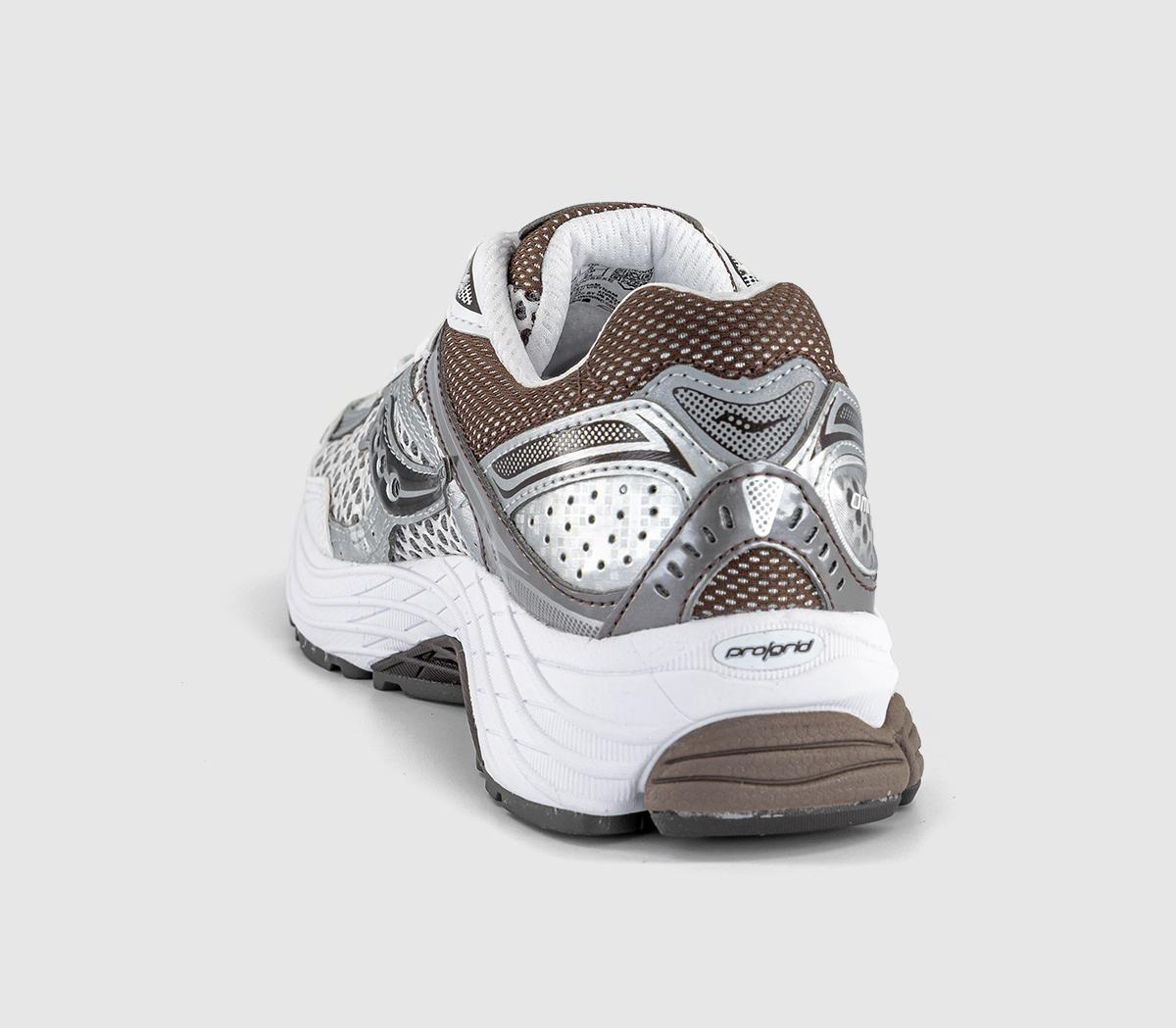 SauconyProgrid Omni 9 TrainersWhite Brown