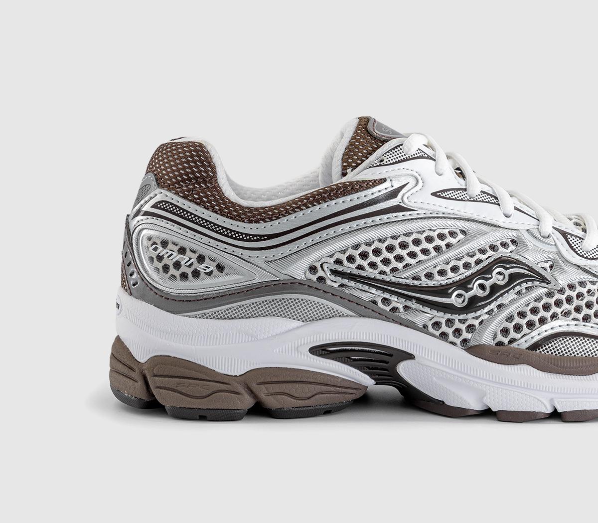 SauconyProgrid Omni 9 TrainersWhite Brown