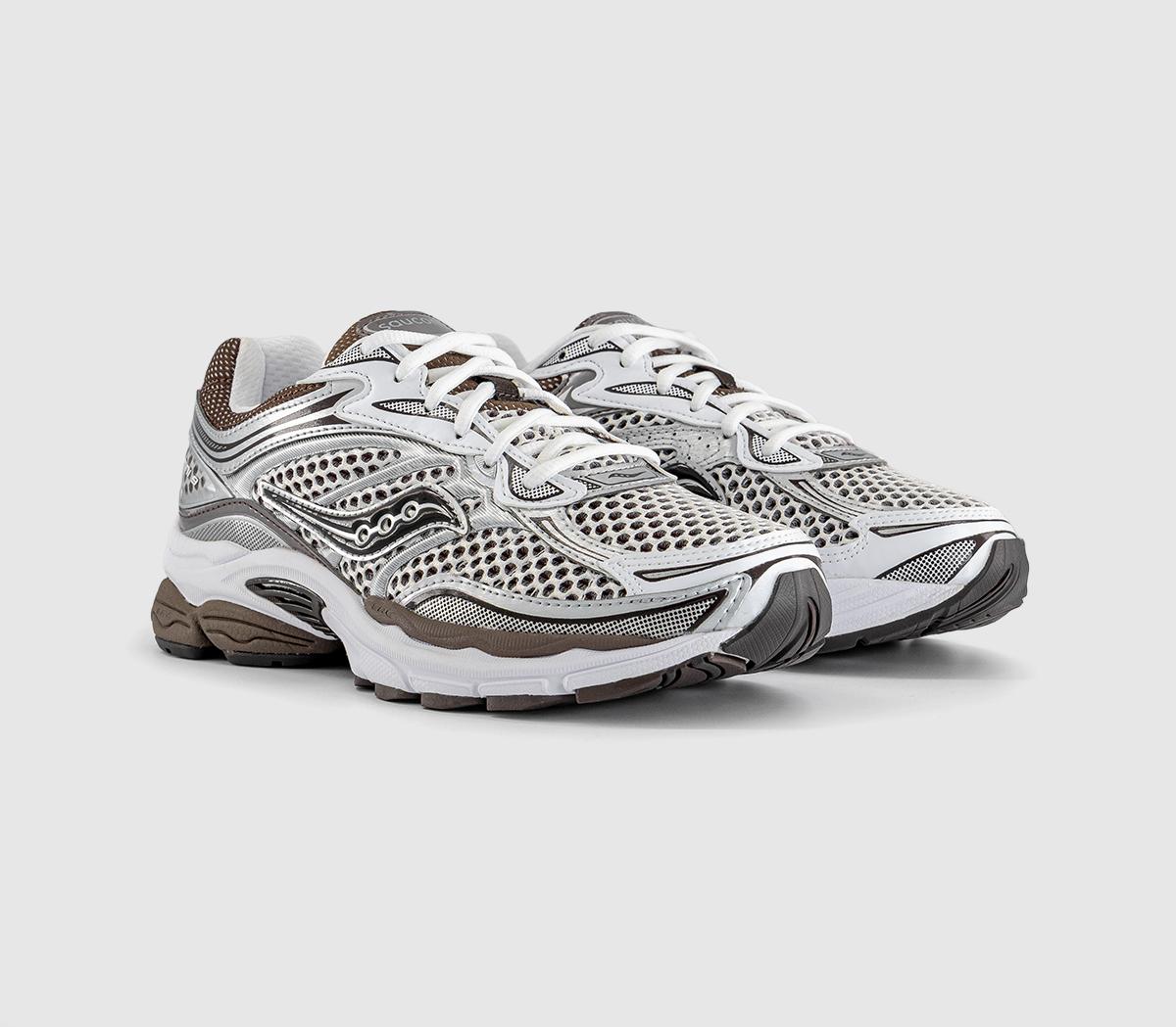 SauconyProgrid Omni 9 TrainersWhite Brown