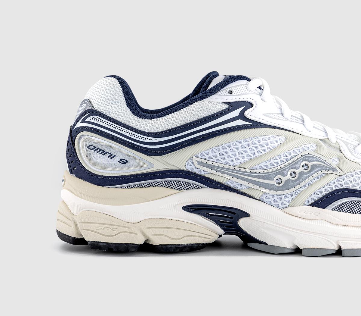 SauconyProgrid Omni 9 TrainersWhite Navy