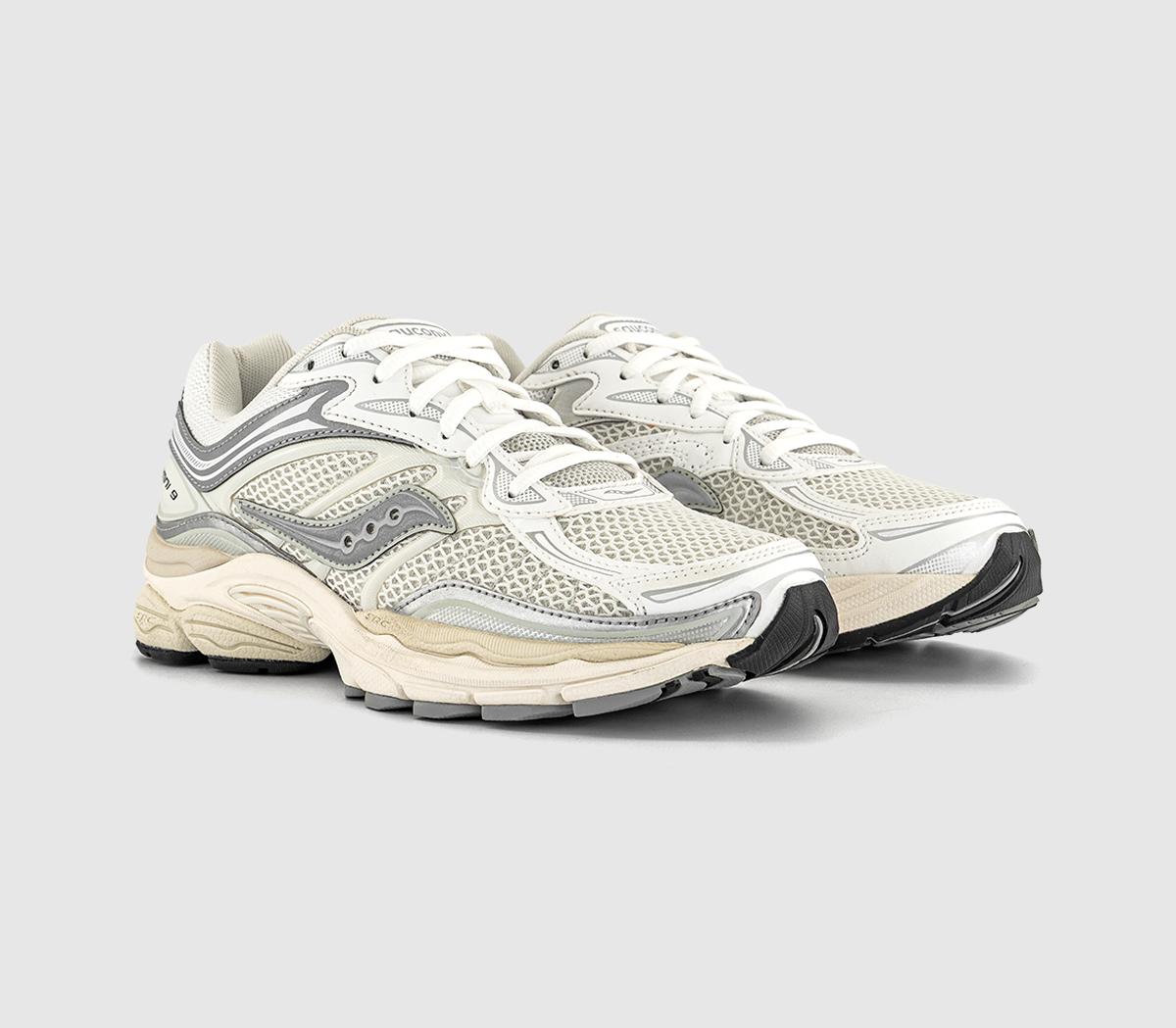 SauconyProgrid Omni 9 TrainersWhite Silver