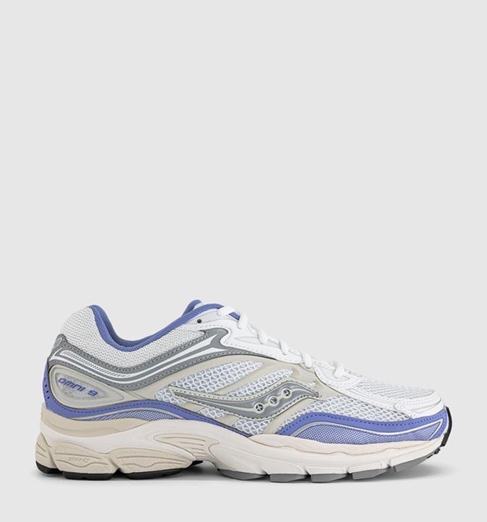 Saucony Progrid Omni 9 Trainers White Purple