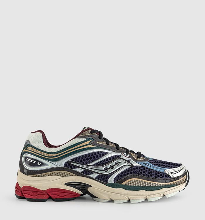 Saucony Progrid Omni 9 Trainers Naval Multi